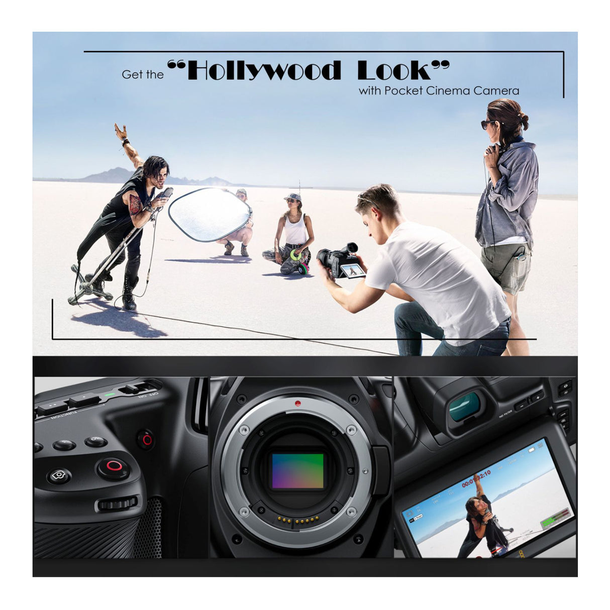 Blackmagic Pocket Cinema Camera 6K G2 (Canon EF) with Sigma 18-35mm Accessory Bundle