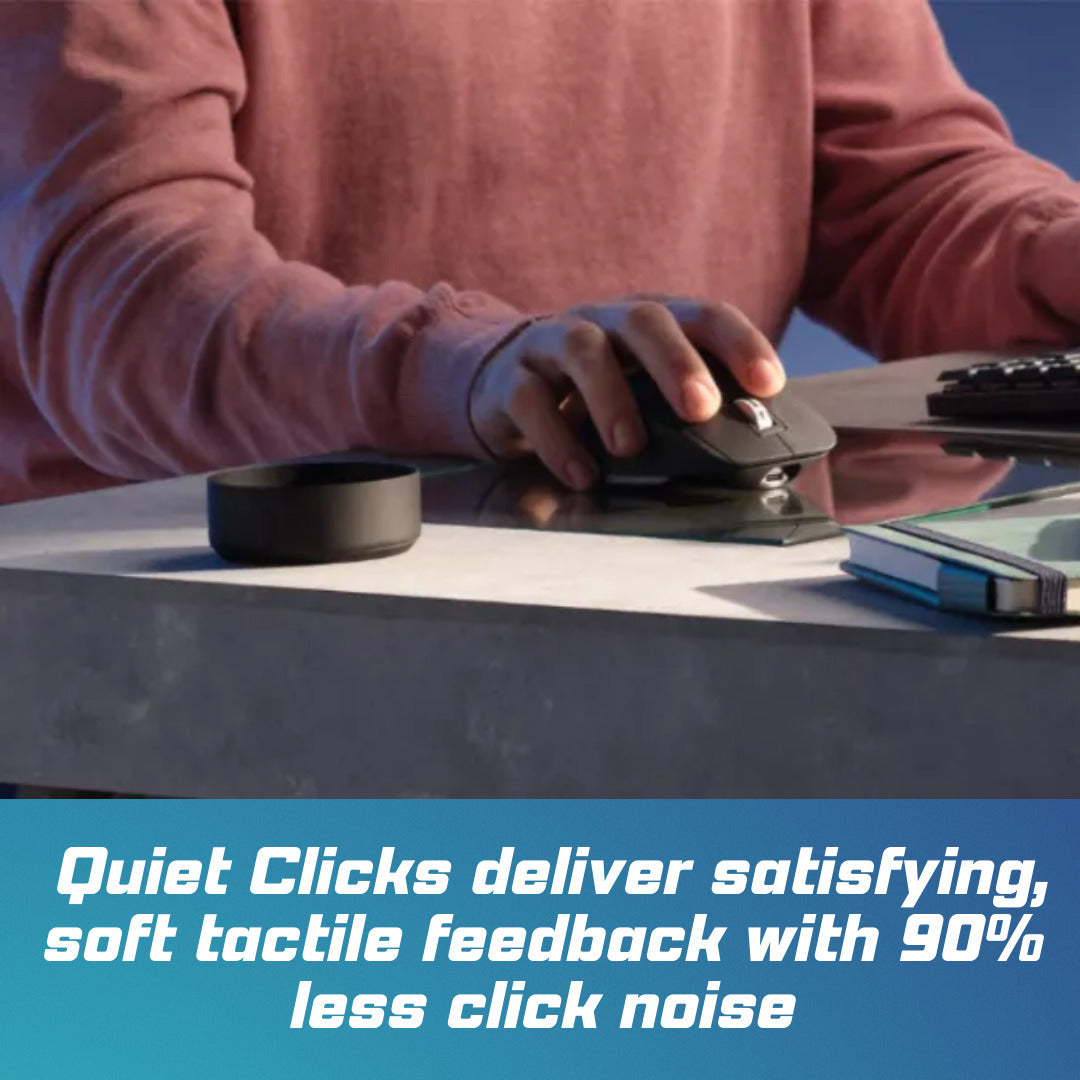 Logitech MX Master 3S Wireless Mouse for Mac (Space Gray) Bundle with 4-Port USB 3.0 Hub