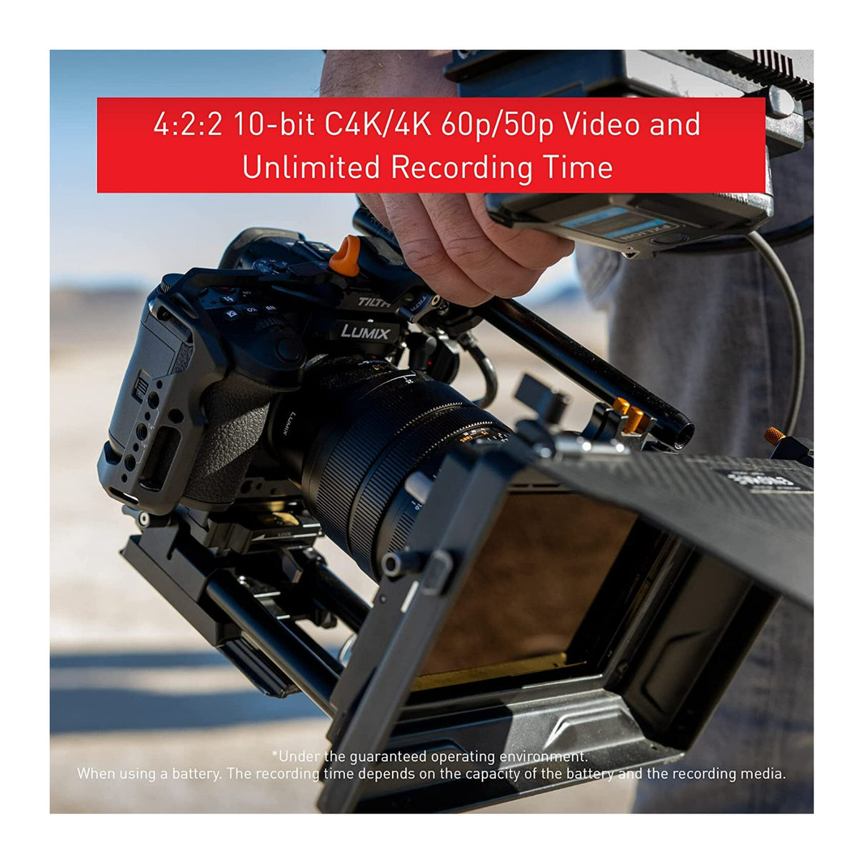 Panasonic LUMIX GH6 Mirrorless Camera Body, 25.2MP (Certified Refurbished)