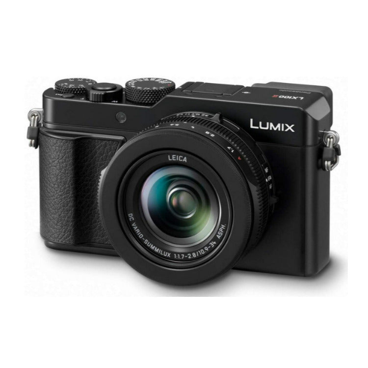 Panasonic Lumix LX100M2 Digital Zoom Camera with 24-75mm LEICA DC Lens (Black)