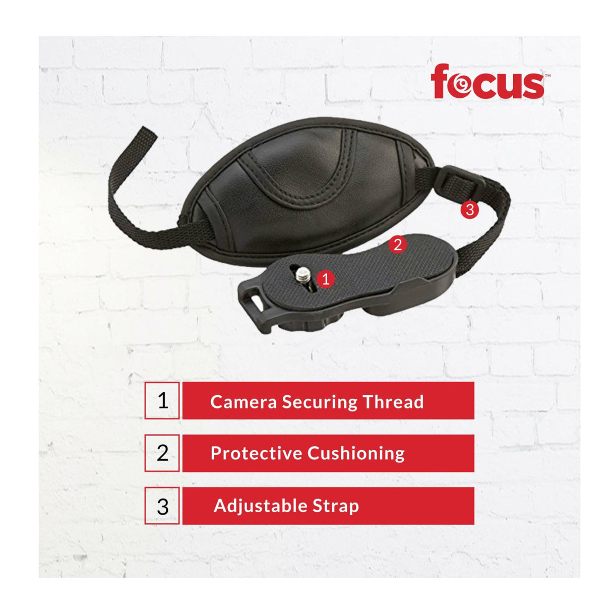 Focus Camera Professional Wrist Grip Strap for Digital and Film SLR Cameras