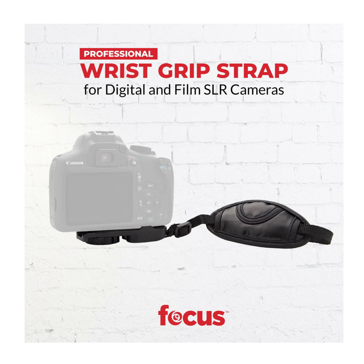 Focus Camera Professional Wrist Grip Strap for Digital and Film SLR Cameras