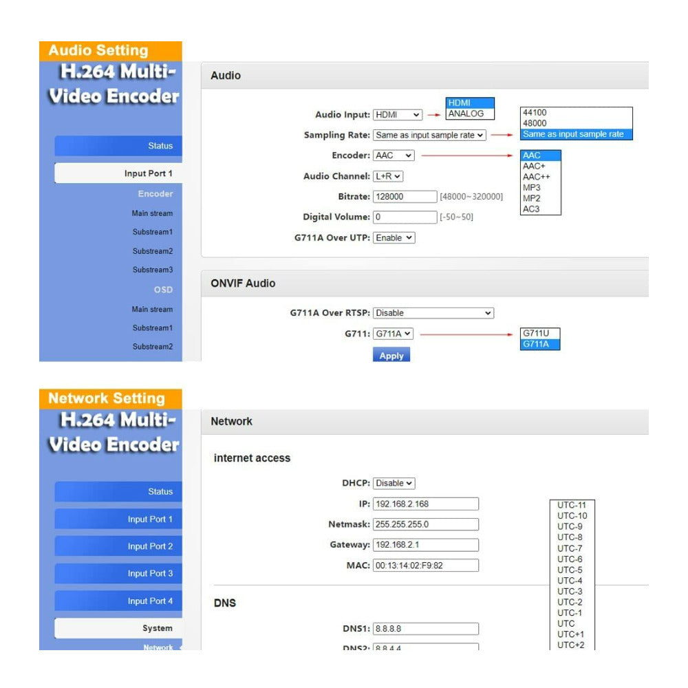 URayCoder 4K H.264 SD HD 3G SDI Video Streaming Encoder with IPTV Live Broadcast HD-SDI Transmitter