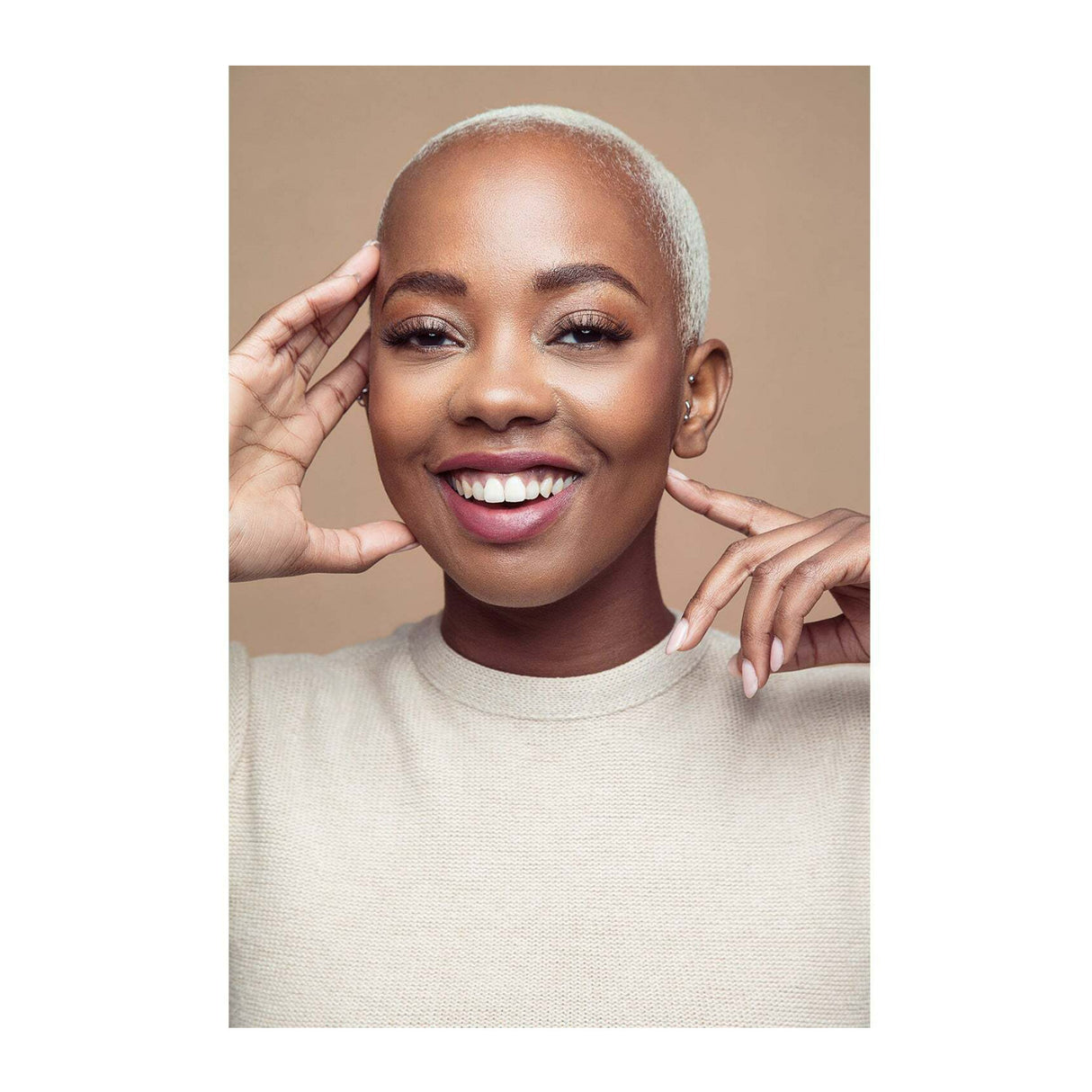 Westcott X-Drop Pro Wrinkle-Resistant Backdrop (Brown Sugar, 8 x 8 Feet)