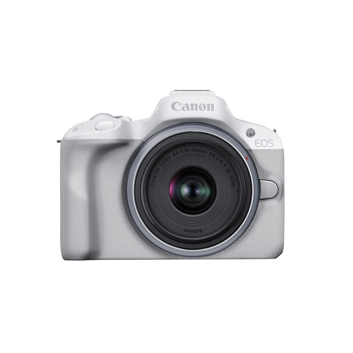 Canon EOS R50 Mirrorless Camera with 18-45mm Lens (White)