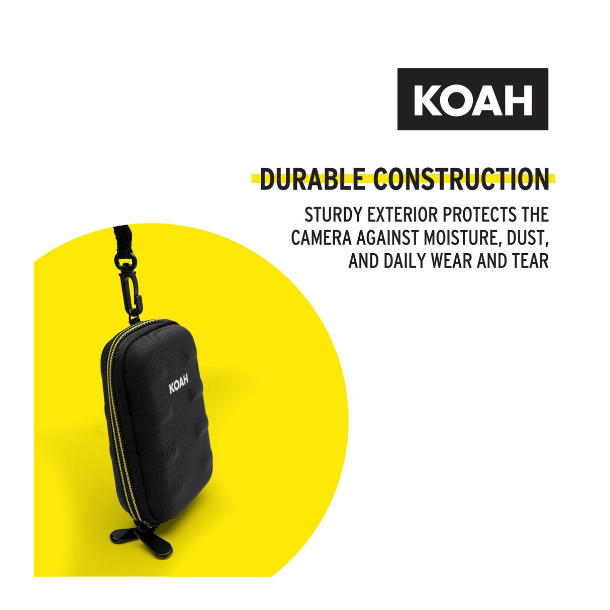 Koah Case for Compact Point and Shoot Cameras (Black)