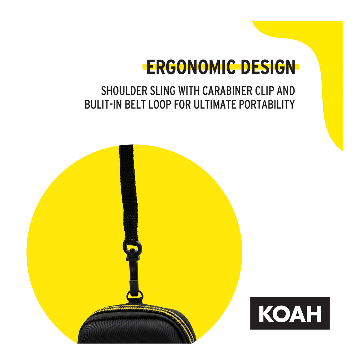 Koah Case for Compact Point and Shoot Cameras (Black)