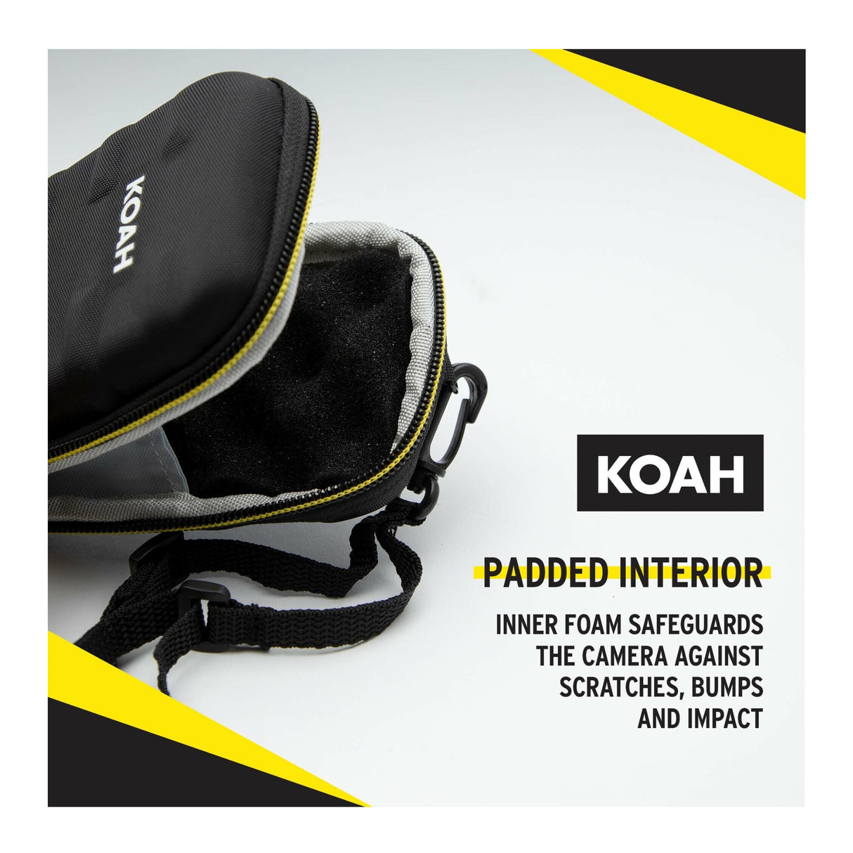 Koah Case for Compact Point and Shoot Cameras (Black)