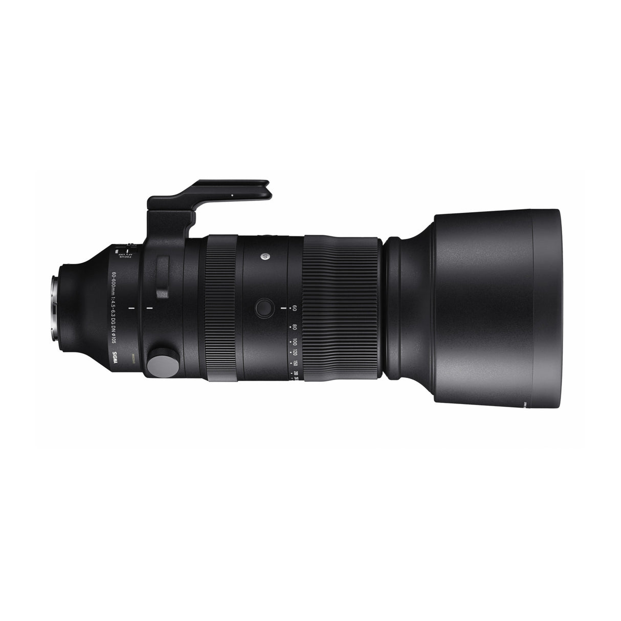 Sigma 60-600mm F4.5-6.3 DG DN OS Sports Lens for Sony E Mount with 1 TB Hard Drive, Lens Hood Bundle