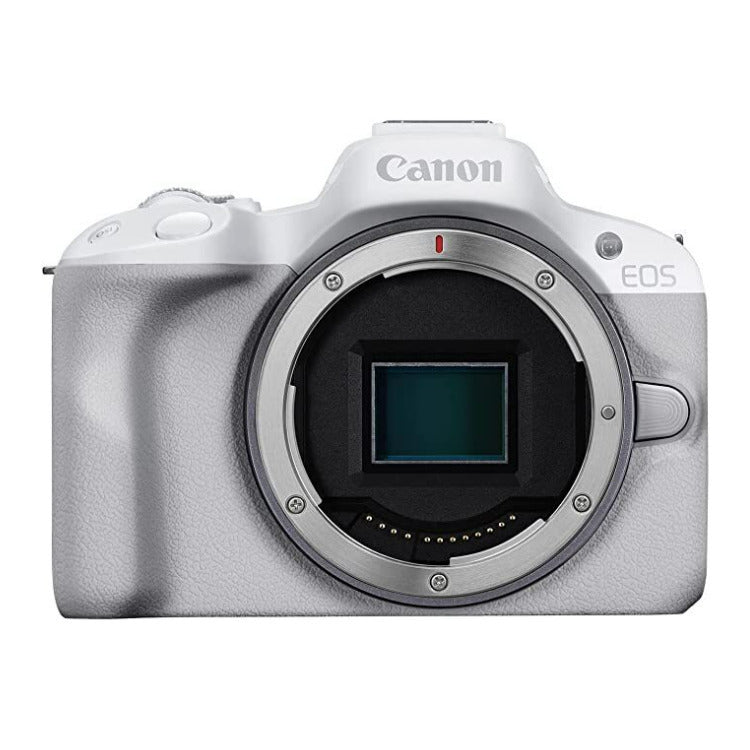 Canon EOS R50 Mirrorless Vlogging Camera with 24.2 Megapixel CMOS Sensor (White)
