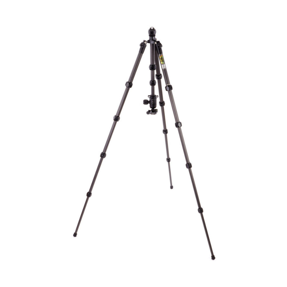 3-Legged Thing Legends Bucky Carbon Fiber Tripod Kit with AirHed Vu and 3 Detachable Legs (Black)