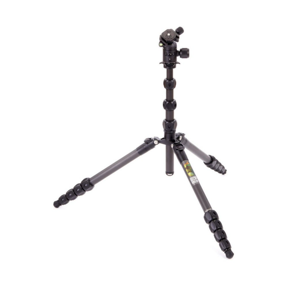 3-Legged Thing Legends Bucky Carbon Fiber Tripod Kit with AirHed Vu and 3 Detachable Legs (Black)