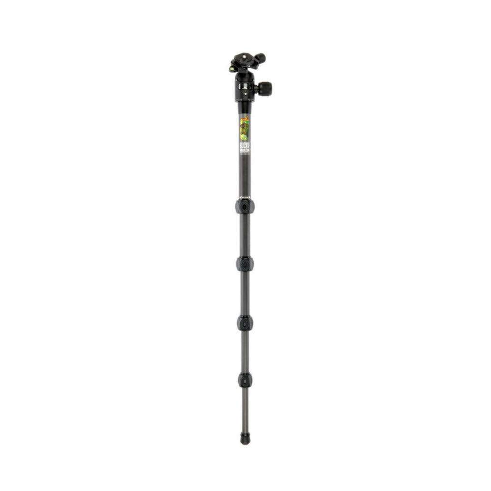 3-Legged Thing Legends Bucky Carbon Fiber Tripod Kit with AirHed Vu and 3 Detachable Legs (Black)