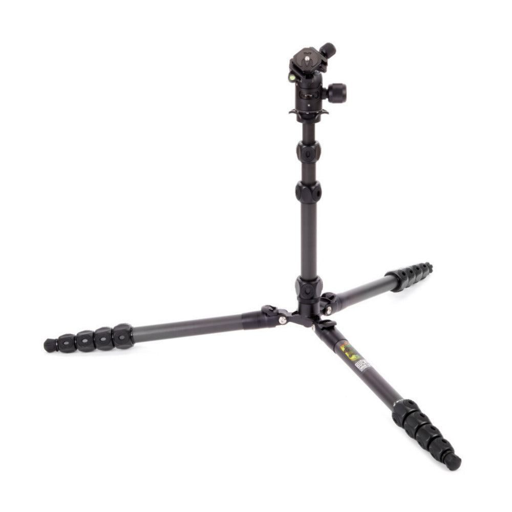 3-Legged Thing Legends Bucky Carbon Fiber Tripod Kit with AirHed Vu and 3 Detachable Legs (Black)