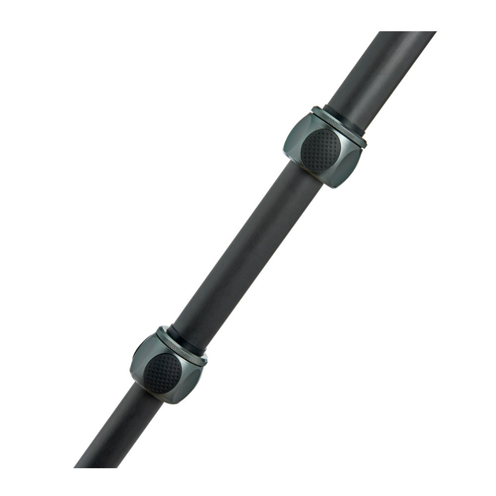 3-Legged Thing Albert 2.0 Carbon Fiber Tripod Kit with AirHed Pro and Three Detachable Legs (Gray)