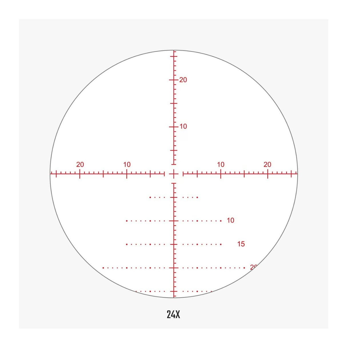 Athlon Optics Argos BTR Gen 2 6-24x50 Long Range, Precision Zero Stop, FMC Lenses Rifle Scope