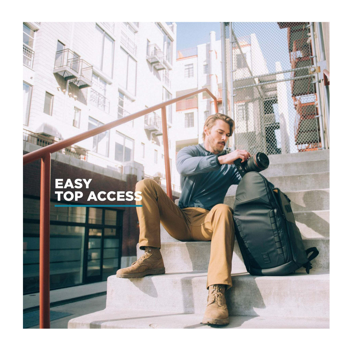 Nomatic Mckinnon 25L Durable Camera Backpack with One Large Cube Divider (Black)