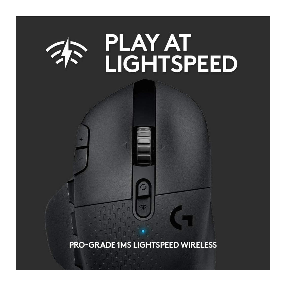 Logitech G604 Gaming Mouse with 15 Programmable Controls and 240 Hours Battery Life (Black)