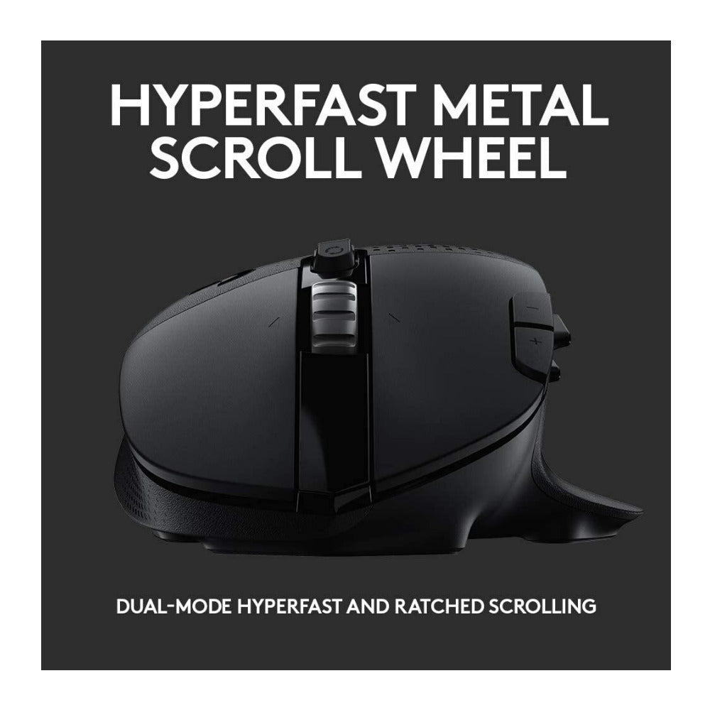 Logitech G604 Gaming Mouse with 15 Programmable Controls and 240 Hours Battery Life (Black)