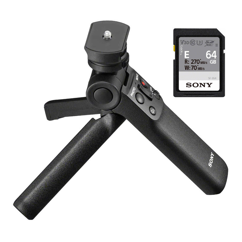 Sony ECM-G1 Vlogger Shotgun Microphone with Sony ACCVC1 Vlogger Accessory Kit Bundle