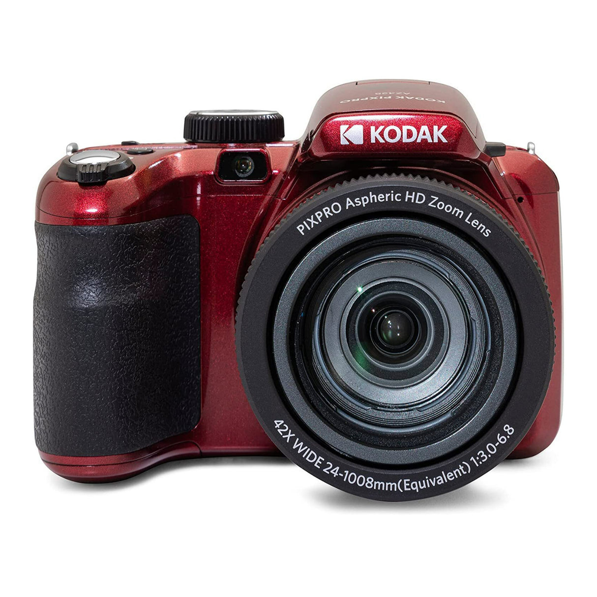 Kodak PIXPRO AZ425 Astro Zoom 20MP Camera with 42x Zoom (Red) with Accessory kit