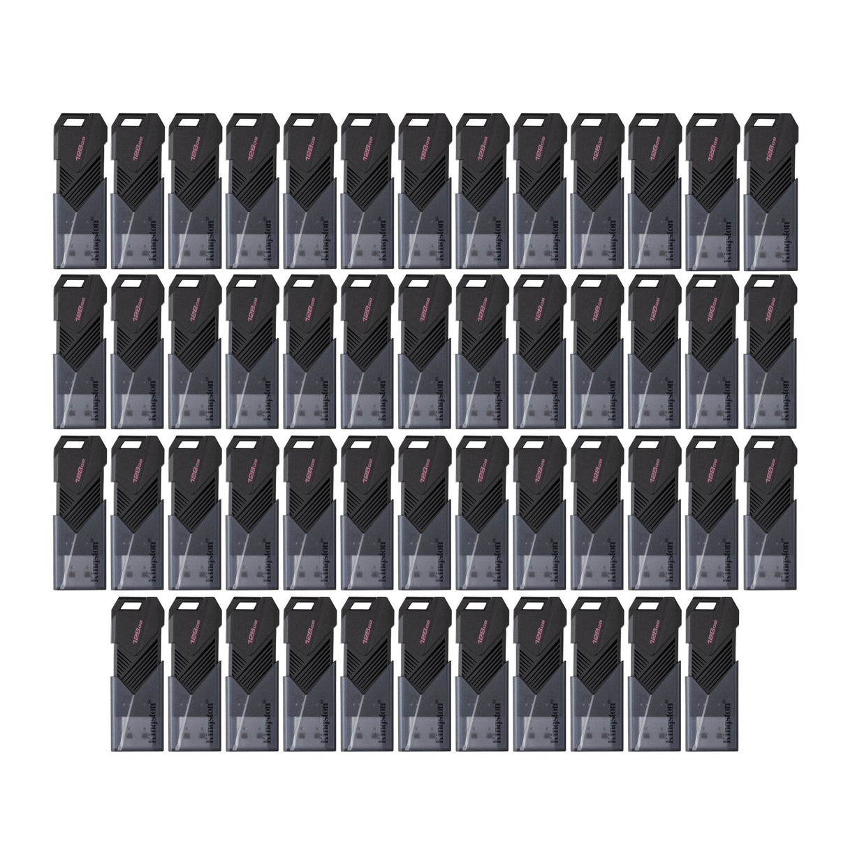 Kingston DataTraveler Exodia Onyx 128GB USB 3.2 Gen 1 Flash Drive (Matte Black) (50-Pack)