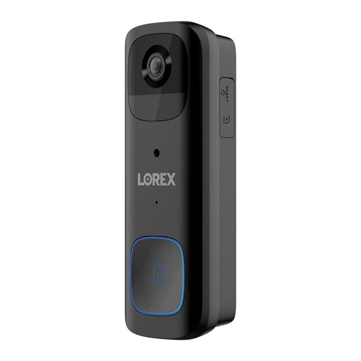 Lorex 2K Battery Video Doorbell with Color Night Vision, Person Detection, and 2-Way Talk (Black)