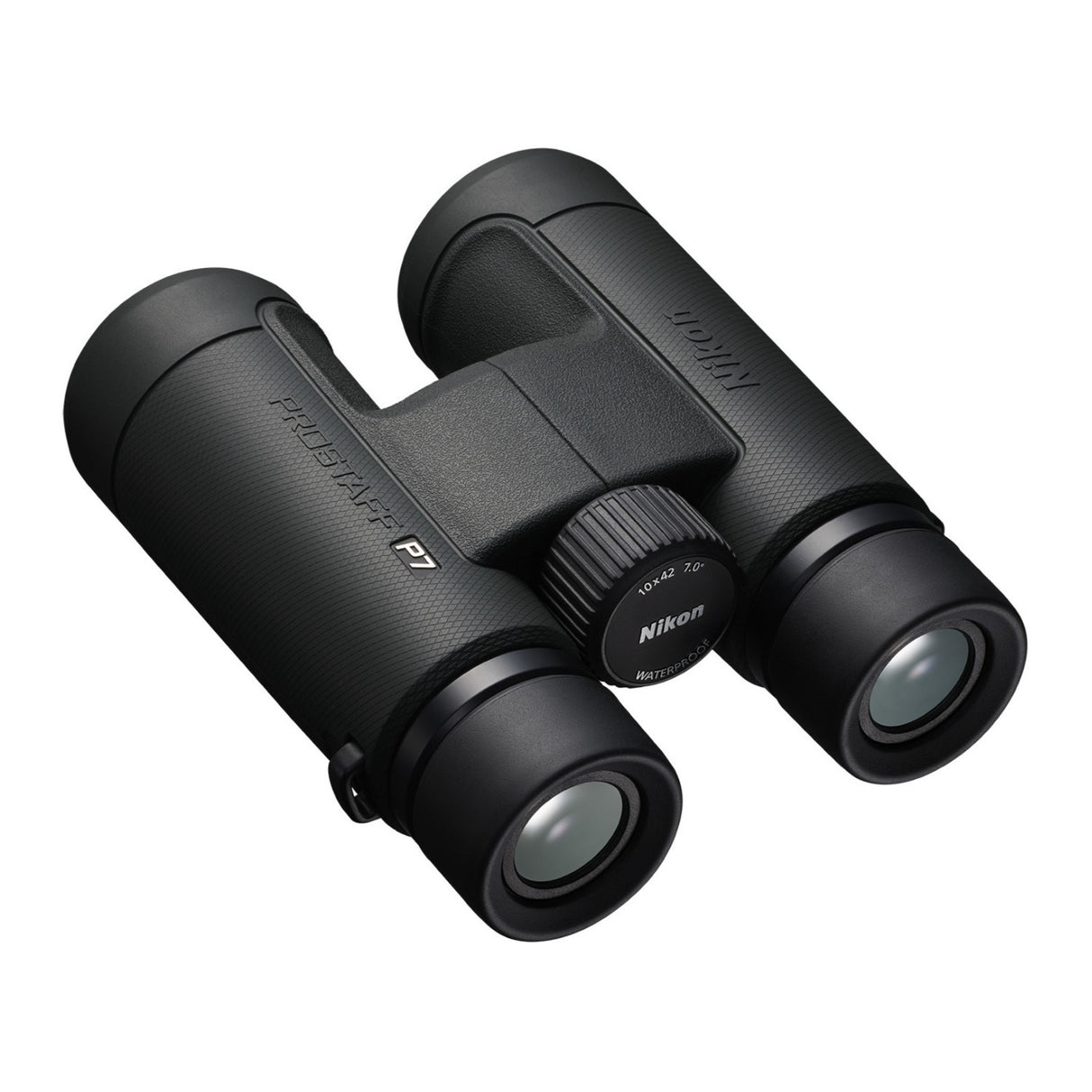 Nikon Prostaff P7 10x42 Binoculars with Hat and Accessory Bundle