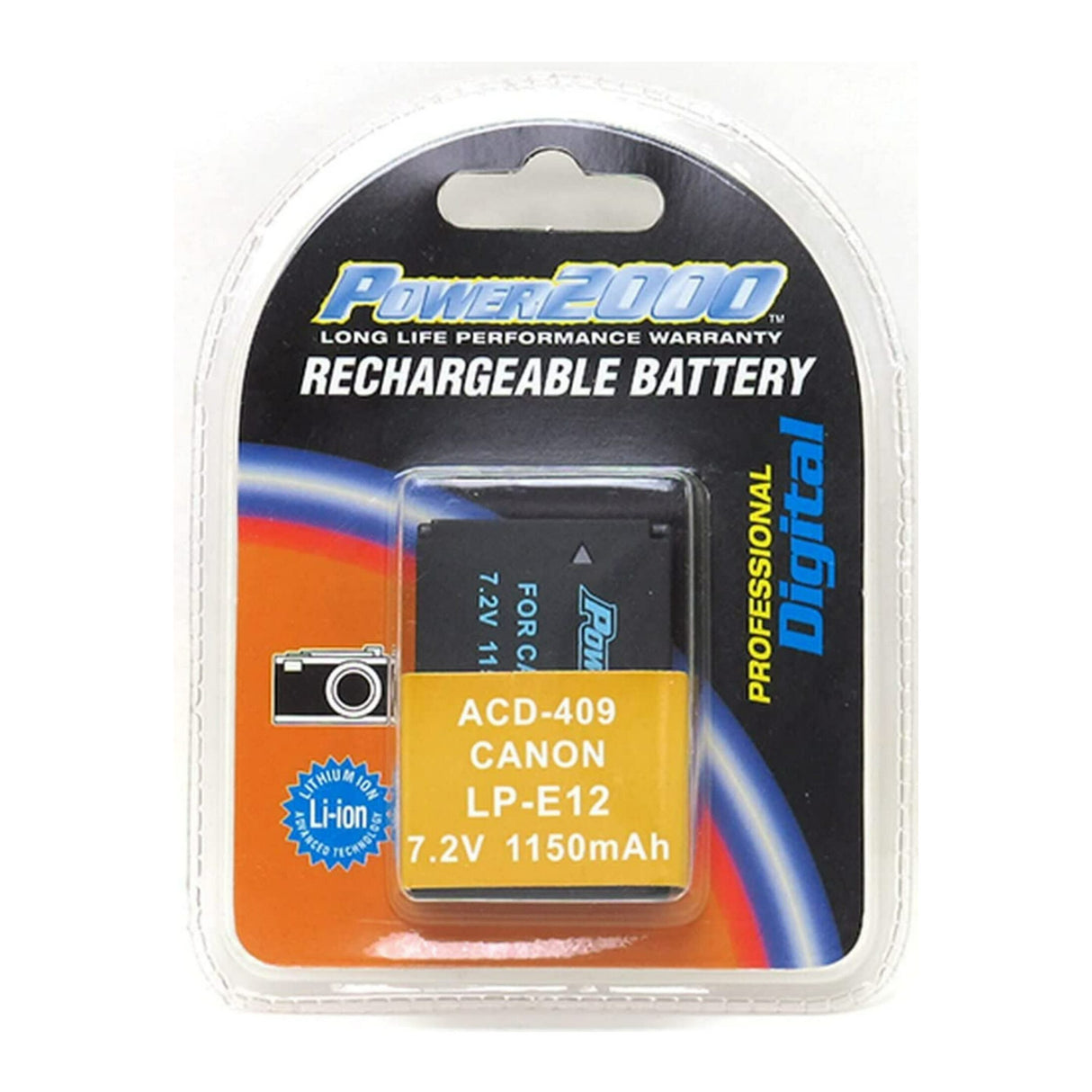 Vidpro Power2000 Ultra High Power 7.4V Battery Replacement with Safety Fuse