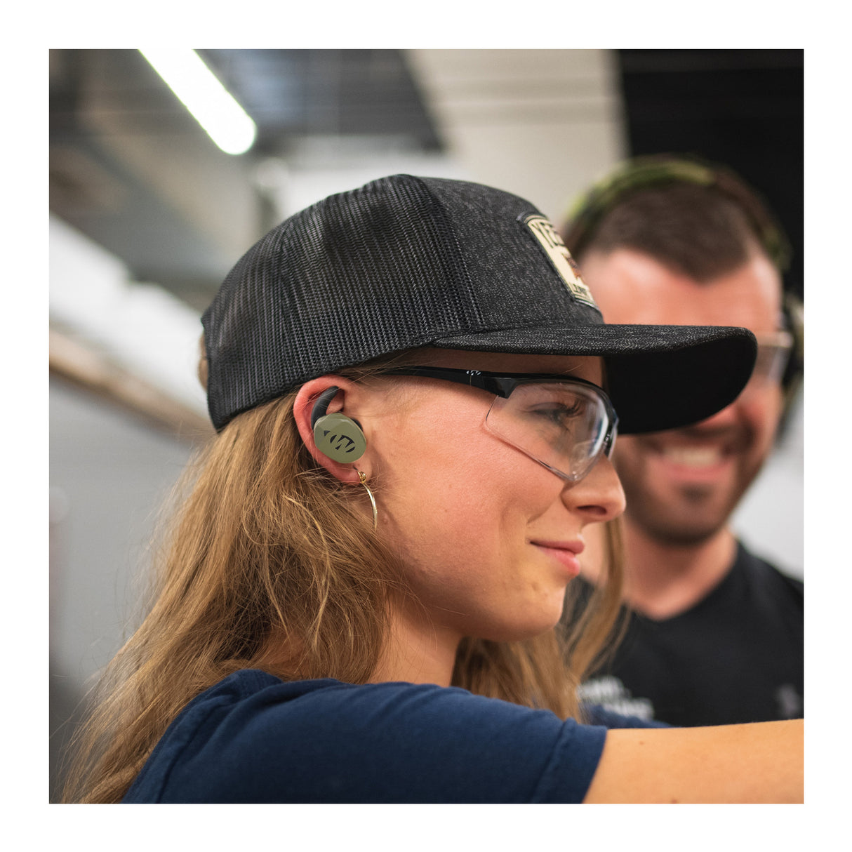 Walkers Silencer BT 2.0 Rechargeable Electronic Earbuds (OD Green)