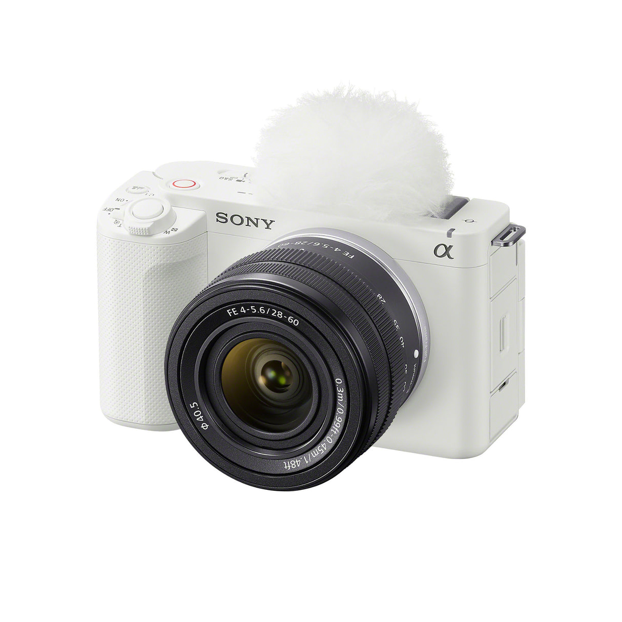Sony Alpha ZV-E1 Full-frame Mirrorless Vlog Camera with FE 28-60mm F4-5.6 Lens (White)