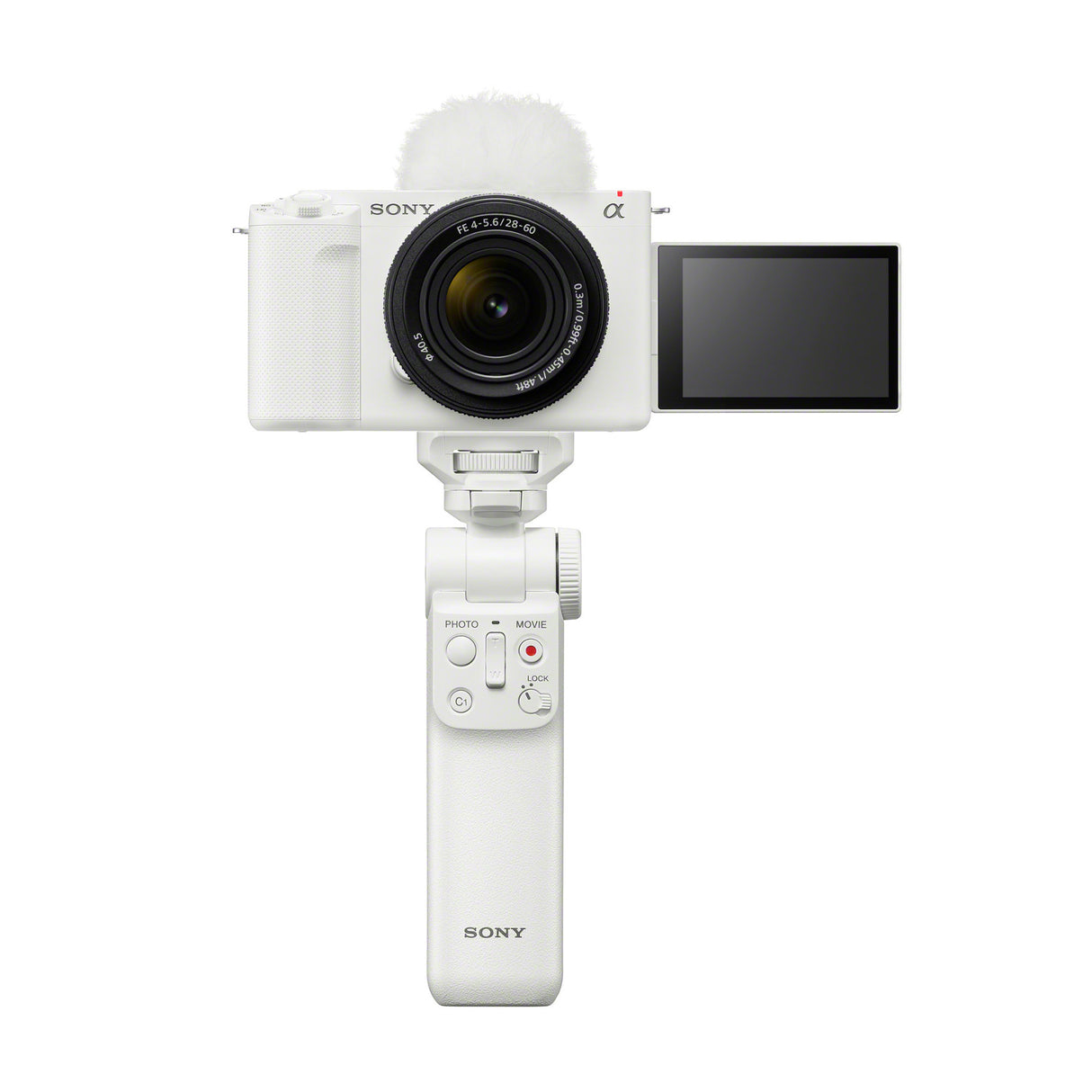 Sony Alpha ZV-E1 Full-frame Mirrorless Vlog Camera with FE 28-60mm F4-5.6 Lens (White)