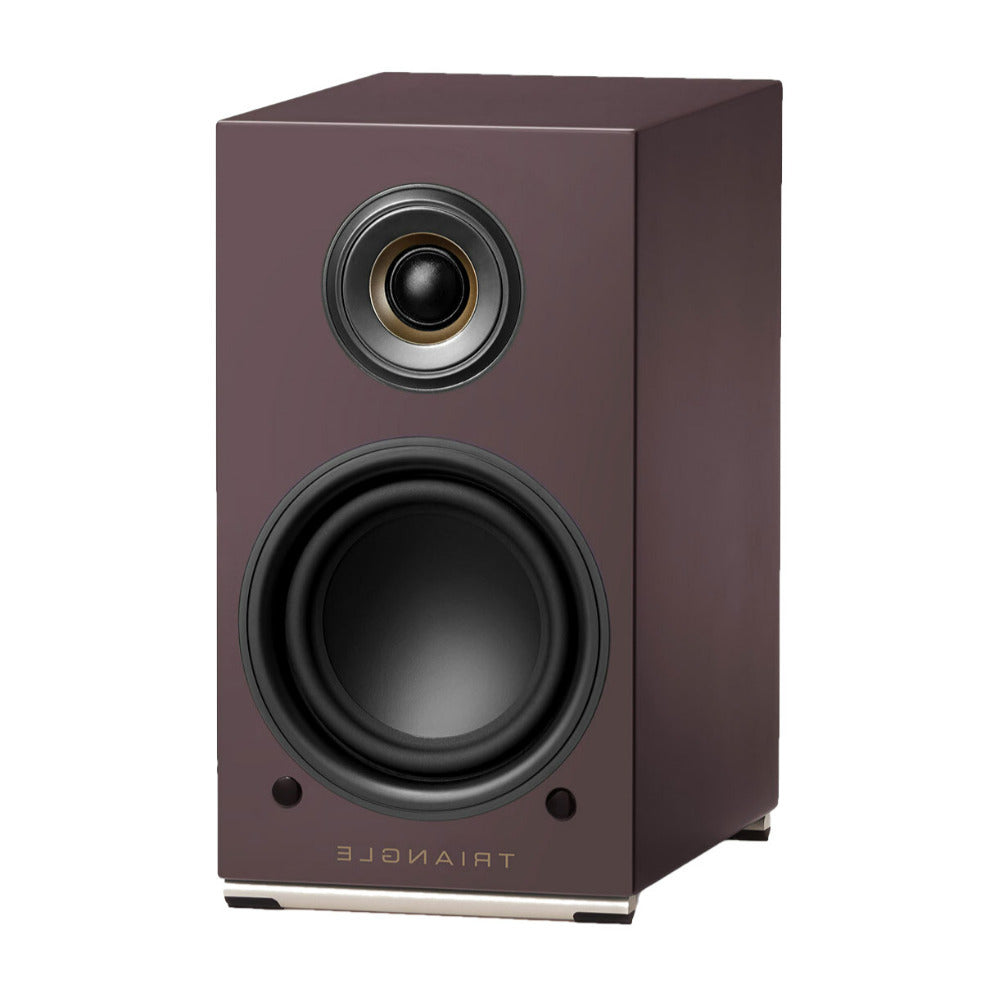 Triangle AIO TWIN Wireless Bluetooth Wi-Fi Speakers (Eggplant, Pair)