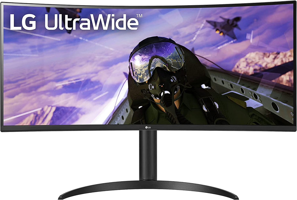 LG 34WP65C-B 34-Inch Curved UltraWide QHD 3440x1440 160Hz FreeSync Premium Monitor (Refurbished)