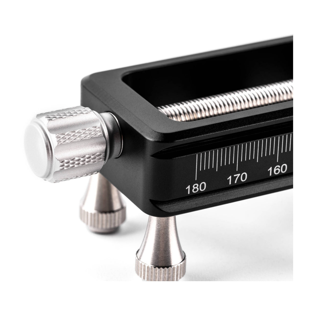 NiSi Quick Adjustment Macro Focusing Rail NM-200S with 360-Degree Rotating Clamp and 4 Foot Nails