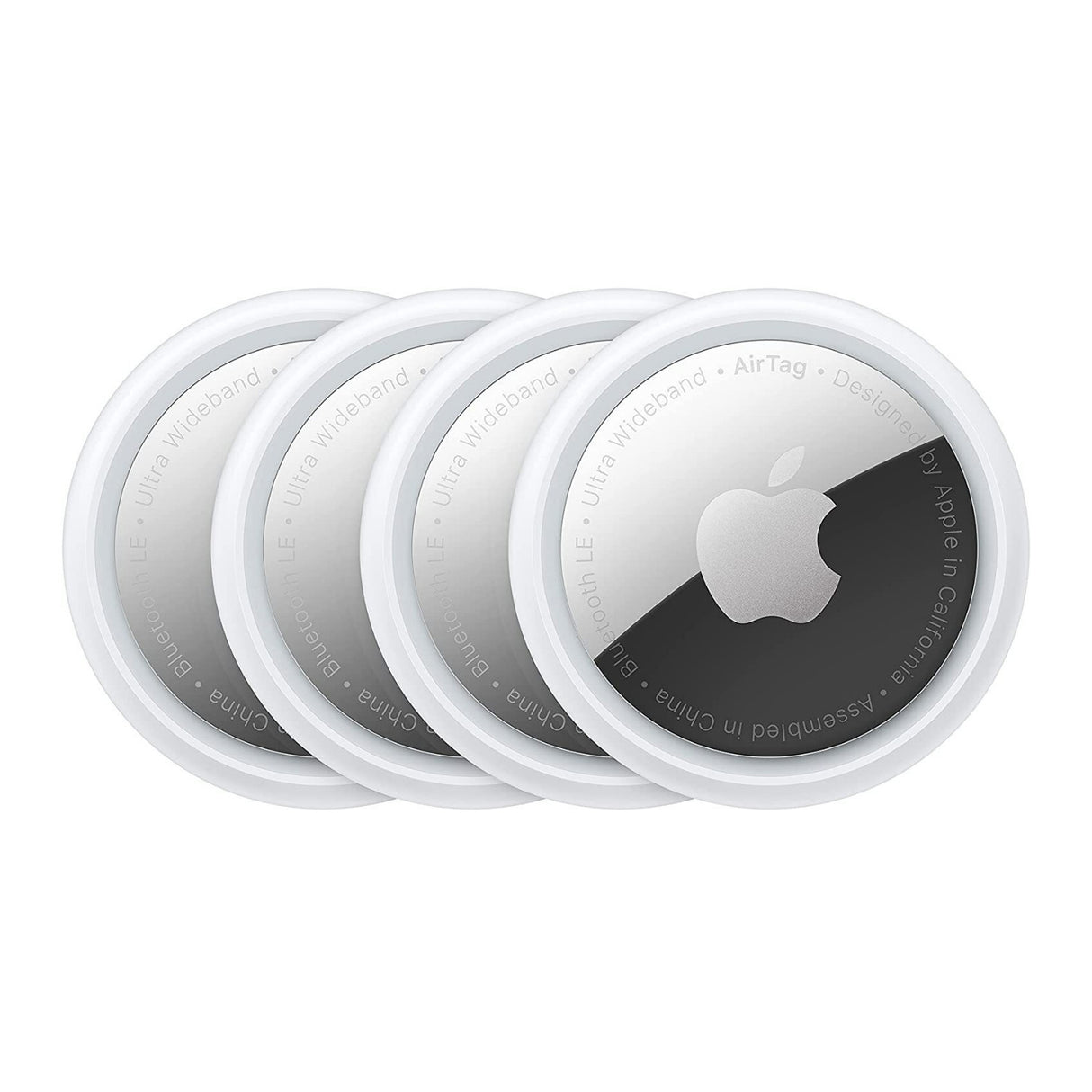 Apple AirTag with Ultra-Wideband and Bluetooth LE Technology, Works with Find My App (4-Pack)