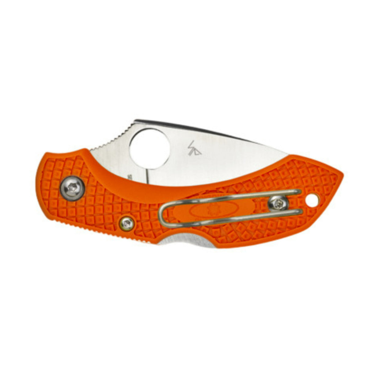 Spyderco Dragonfly 2 5.36-Inch Lightweight and Foldable PlainEdge Knife (Orange)