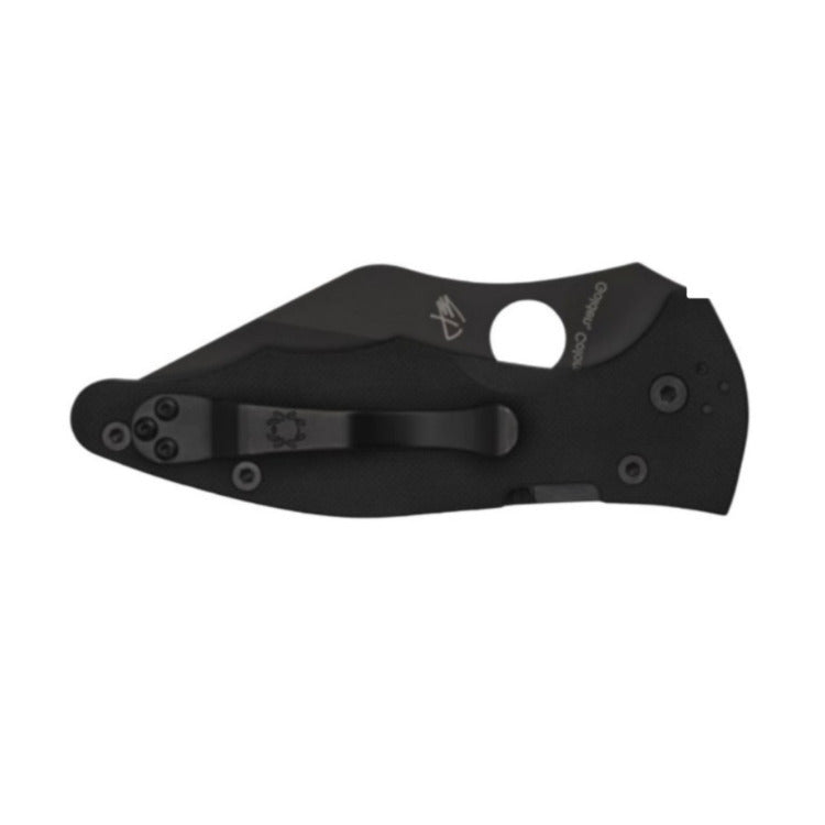 Spyderco Yojimbo 2 Hollow-Ground CPM S30V Stainless Steel Blade 7.69-Inch Folding Knife (Black)
