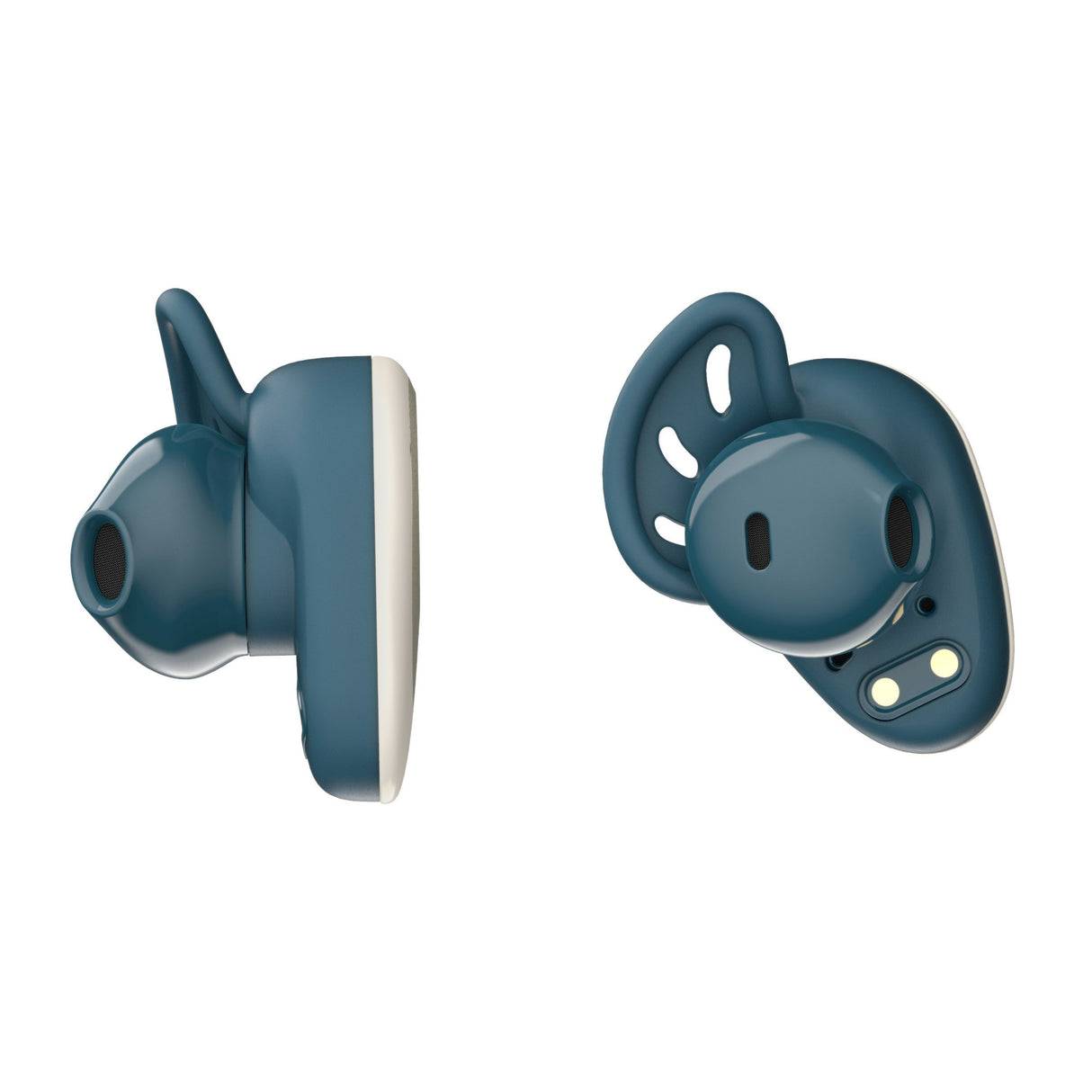 Cleer Audio Goal Sport True Wireless IPX4 Water Resistant Earbuds for Adventure and Workout (Stone)