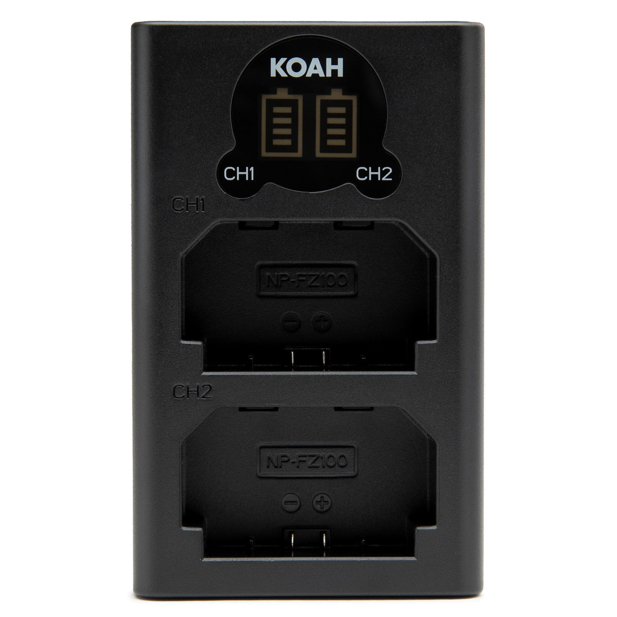 Koah 2000mAh Li-ion Batteries for Sony NP-FZ100 (2-Pack) with LCD Dual Charger