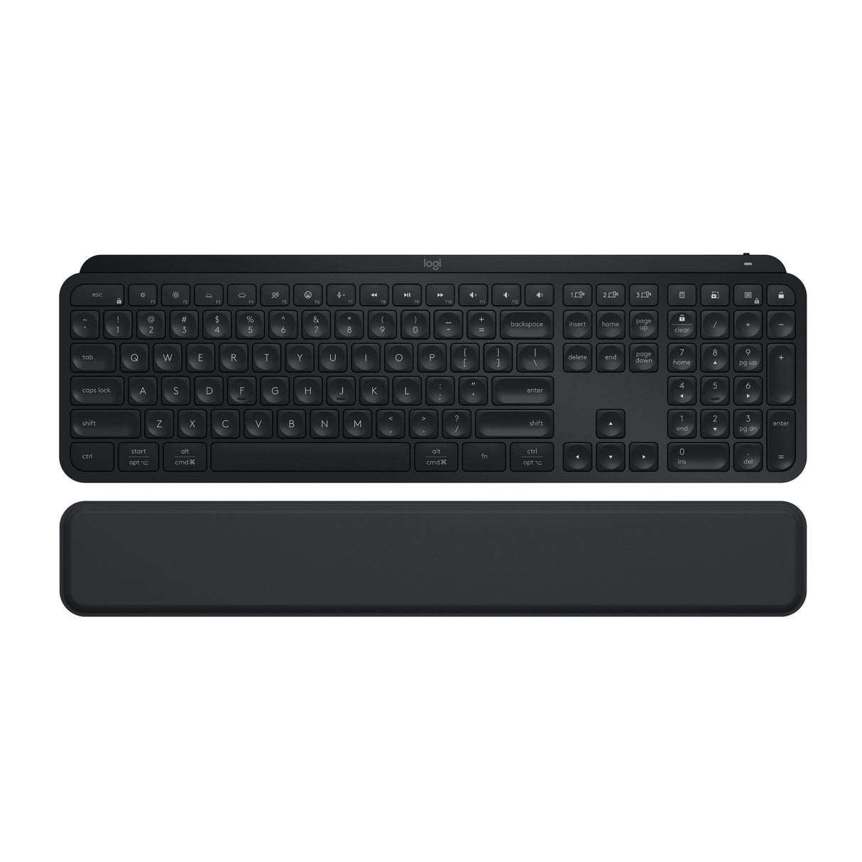Logitech MX Keys S Wireless Keyboard and MX Master 3S with 8K DPI Sensor Mouse Combo (Graphite)