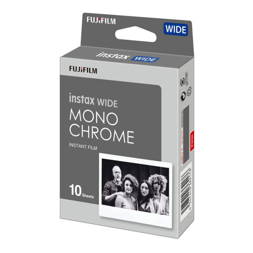 Fujifilm Instax Mini Instant Film Monochrome 8-Pack Bundle, Mono Chrome (10 Shoots x 8 = 80)