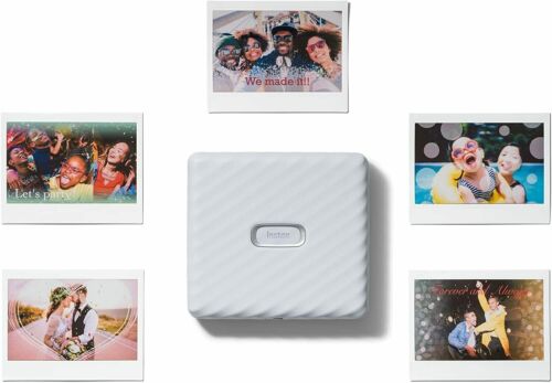 Fujifilm Instax Link Wide Instant Photo Printer with Instant Film and Monochrome Film Bundle