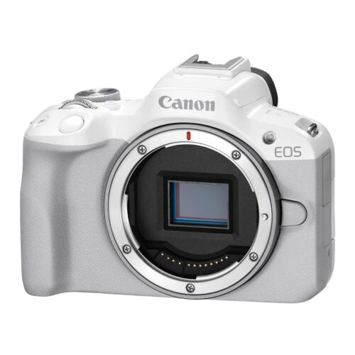 Canon EOS R50 Mirrorless Vlogging Camera with 24.2 Megapixel CMOS Sensor (White)