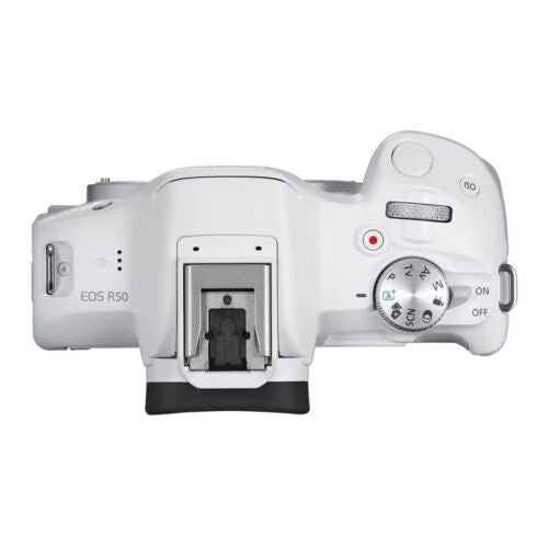 Canon EOS R50 Mirrorless Vlogging Camera with 24.2 Megapixel CMOS Sensor (White)