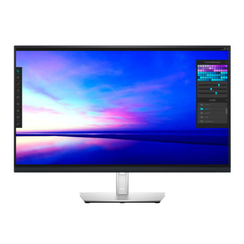 Dell P3221D 31.5 Inch 16:9 1440p QHD IPS USB-C HDMI DP Thin Bezel Monitor