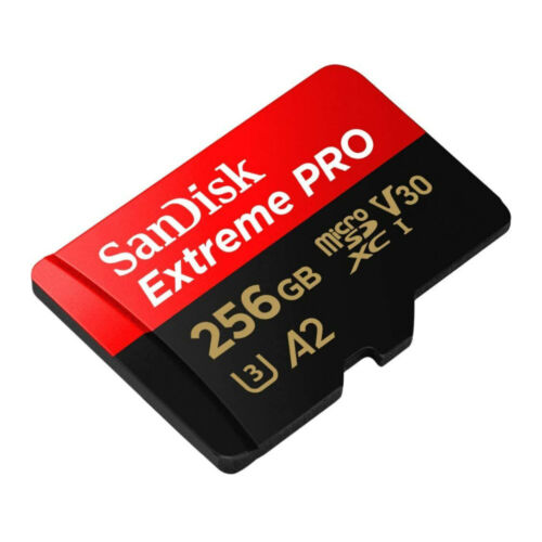 SanDisk 256GB Extreme Pro Captures 4K UHD Video, 200MB/s Read and 140MB/s Write microSD UHS-I Card