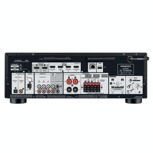 Onkyo TX-NR5100 7.2-Channel 8K AV Receiver with Dolby Atmos Virtualizer (Black)