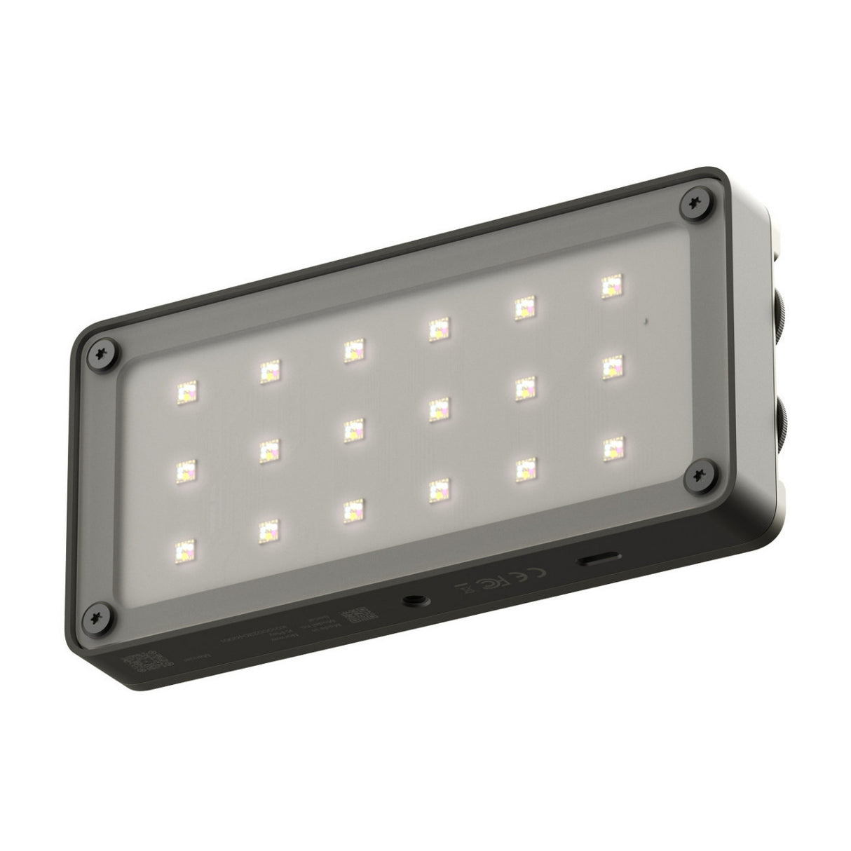 Kelvin Play Full Color Spectrum RGBACL 18W LED Panel Bluetooth Pocket Light with Built-in Battery