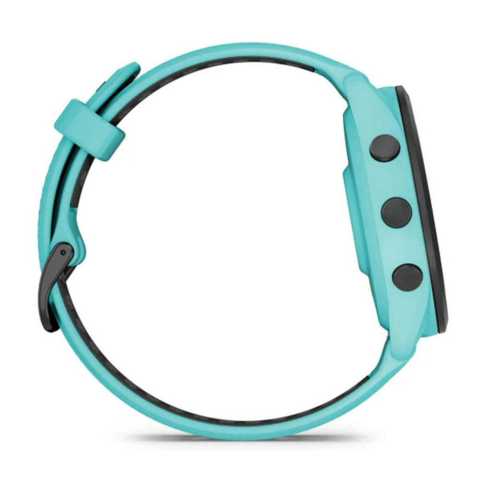 Garmin Forerunner 265 Black Bezel and Aqua Case Smartwatch (Aqua/Black)